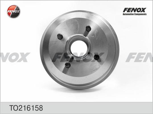 Fenox TO216158 Rear brake drum TO216158: Buy near me in Poland at 2407.PL - Good price!