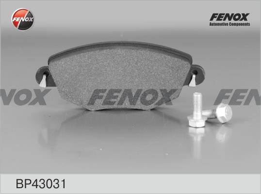 Fenox BP43031 Гальмівні колодки, комплект BP43031: Приваблива ціна - Купити у Польщі на 2407.PL!