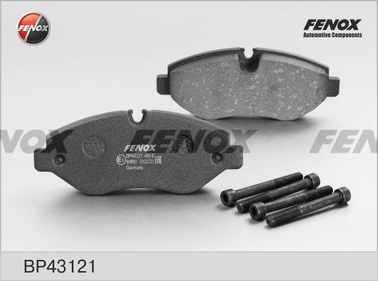 Fenox BP43121 Тормозные колодки дисковые, комплект BP43121: Отличная цена - Купить в Польше на 2407.PL!