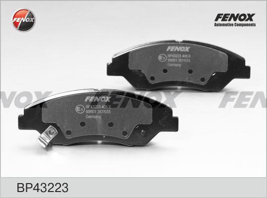 Fenox BP43223 Brake Pad Set, disc brake BP43223: Buy near me in Poland at 2407.PL - Good price!