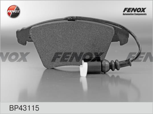 Fenox BP43115 Brake Pad Set, disc brake BP43115: Buy near me in Poland at 2407.PL - Good price!