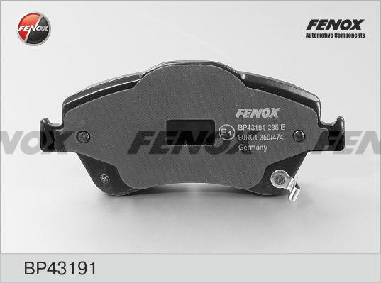 Fenox BP43191 Klocki hamulcowe, zestaw BP43191: Dobra cena w Polsce na 2407.PL - Kup Teraz!