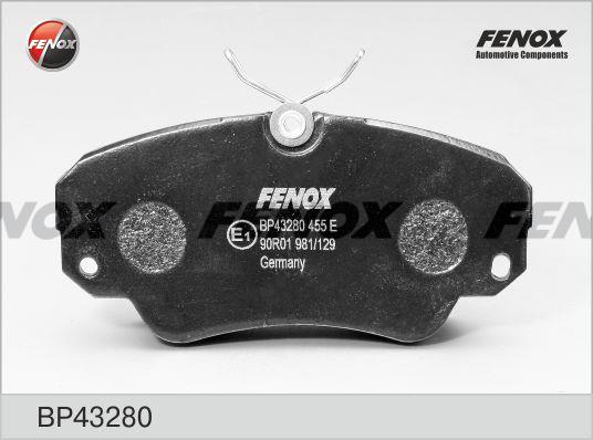 Fenox BP43280 Тормозные колодки дисковые, комплект BP43280: Отличная цена - Купить в Польше на 2407.PL!