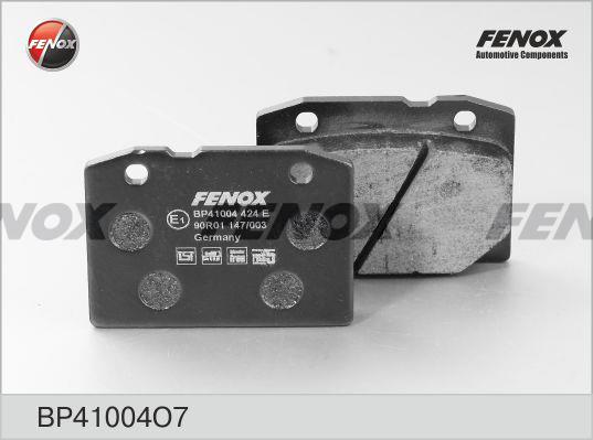 Fenox BP41004O7 Brake Pad Set, disc brake BP41004O7: Buy near me in Poland at 2407.PL - Good price!