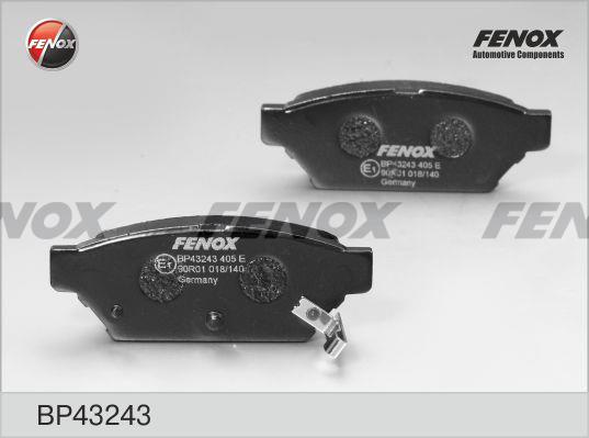 Fenox BP43243 Brake Pad Set, disc brake BP43243: Buy near me in Poland at 2407.PL - Good price!