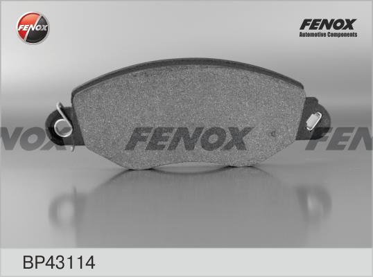 Fenox BP43114 Brake Pad Set, disc brake BP43114: Buy near me in Poland at 2407.PL - Good price!
