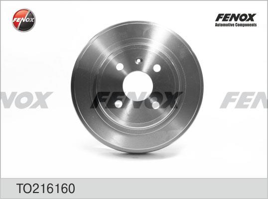 Fenox TO216160 Rear brake drum TO216160: Buy near me in Poland at 2407.PL - Good price!