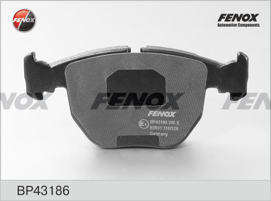 Fenox BP43186 Тормозные колодки дисковые, комплект BP43186: Отличная цена - Купить в Польше на 2407.PL!