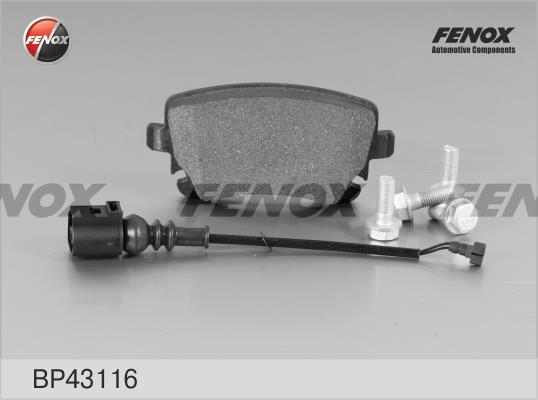 Fenox BP43116 Brake Pad Set, disc brake BP43116: Buy near me in Poland at 2407.PL - Good price!