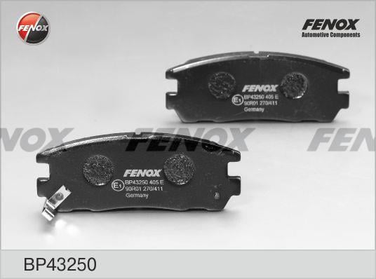 Fenox BP43250 Гальмівні колодки, комплект BP43250: Приваблива ціна - Купити у Польщі на 2407.PL!