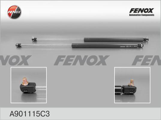 Fenox A901115C3 Sprężyna gazowa bagażnika A901115C3: Dobra cena w Polsce na 2407.PL - Kup Teraz!