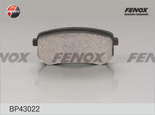 Fenox BP43022 Тормозные колодки дисковые, комплект BP43022: Отличная цена - Купить в Польше на 2407.PL!