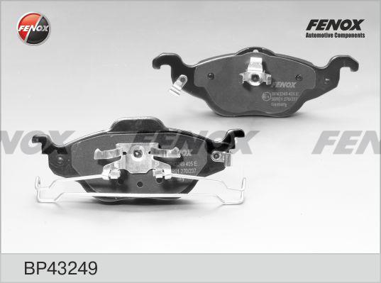 Fenox BP43249 Тормозные колодки дисковые, комплект BP43249: Отличная цена - Купить в Польше на 2407.PL!