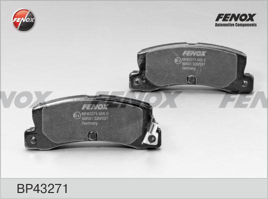 Fenox BP43271 Brake Pad Set, disc brake BP43271: Buy near me in Poland at 2407.PL - Good price!