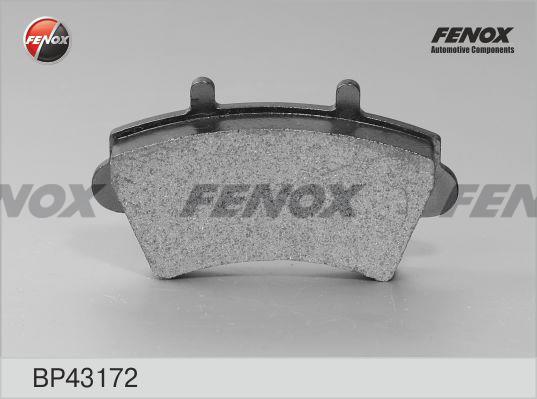 Fenox BP43172 Тормозные колодки дисковые, комплект BP43172: Отличная цена - Купить в Польше на 2407.PL!