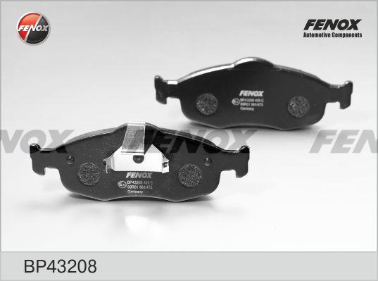 Fenox BP43208 Brake Pad Set, disc brake BP43208: Buy near me in Poland at 2407.PL - Good price!