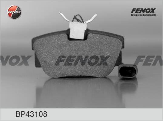 Fenox BP43108 Brake Pad Set, disc brake BP43108: Buy near me in Poland at 2407.PL - Good price!