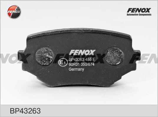 Fenox BP43263 Brake Pad Set, disc brake BP43263: Buy near me in Poland at 2407.PL - Good price!