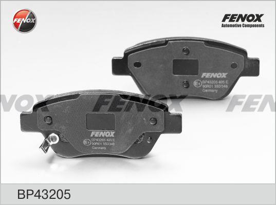Fenox BP43205 Brake Pad Set, disc brake BP43205: Buy near me in Poland at 2407.PL - Good price!