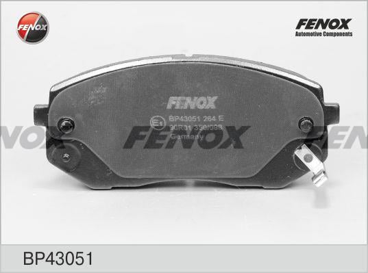 Fenox BP43051 Тормозные колодки дисковые, комплект BP43051: Отличная цена - Купить в Польше на 2407.PL!