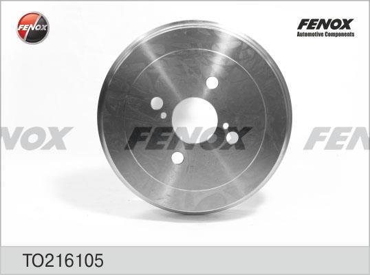 Fenox TO216105 Rear brake drum TO216105: Buy near me in Poland at 2407.PL - Good price!