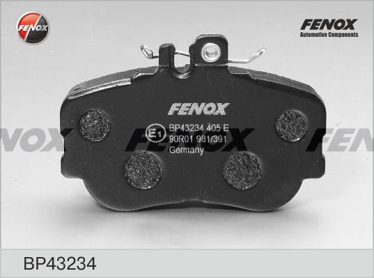 Fenox BP43234 Brake Pad Set, disc brake BP43234: Buy near me in Poland at 2407.PL - Good price!