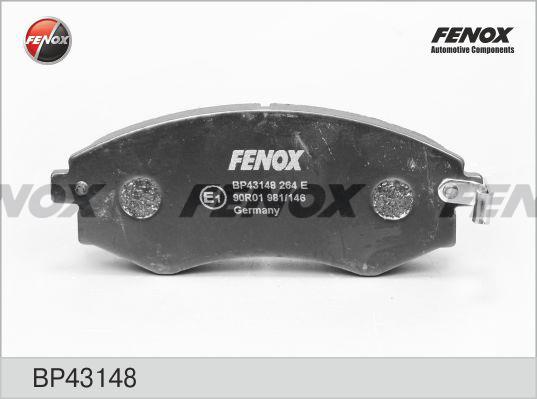 Fenox BP43148 Тормозные колодки дисковые, комплект BP43148: Отличная цена - Купить в Польше на 2407.PL!