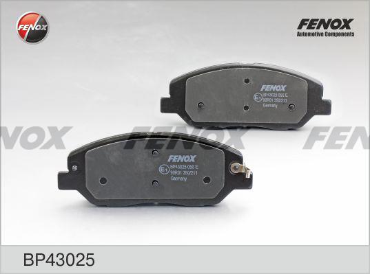 Fenox BP43025 Тормозные колодки дисковые, комплект BP43025: Купить в Польше - Отличная цена на 2407.PL!