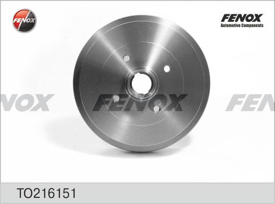Fenox TO216151 Rear brake drum TO216151: Buy near me in Poland at 2407.PL - Good price!