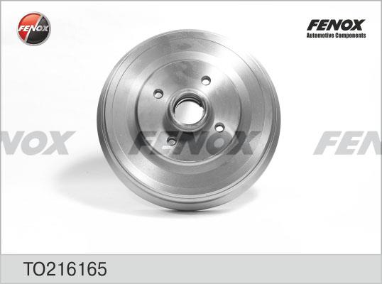 Fenox TO216165 Rear brake drum TO216165: Buy near me in Poland at 2407.PL - Good price!