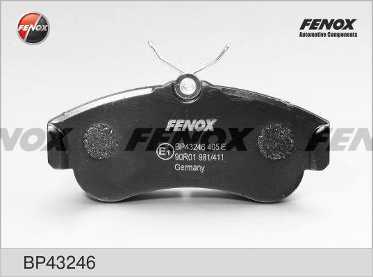 Fenox BP43246 Brake Pad Set, disc brake BP43246: Buy near me at 2407.PL in Poland at an Affordable price!