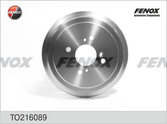 Fenox TO216089 Rear brake drum TO216089: Buy near me at 2407.PL in Poland at an Affordable price!