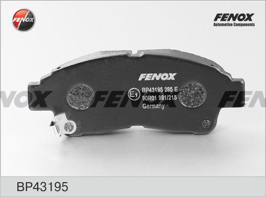 Fenox BP43195 Brake Pad Set, disc brake BP43195: Buy near me in Poland at 2407.PL - Good price!