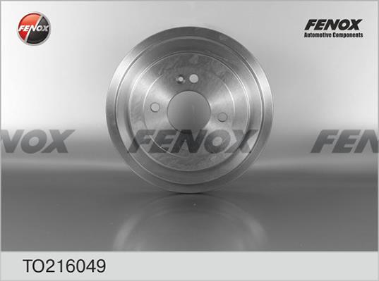 Fenox TO216049 Rear brake drum TO216049: Buy near me in Poland at 2407.PL - Good price!