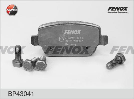 Fenox BP43041 Brake Pad Set, disc brake BP43041: Buy near me in Poland at 2407.PL - Good price!