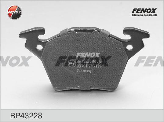 Fenox BP43228 Brake Pad Set, disc brake BP43228: Buy near me in Poland at 2407.PL - Good price!
