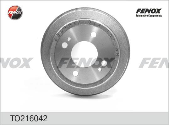 Fenox TO216042 Rear brake drum TO216042: Buy near me in Poland at 2407.PL - Good price!