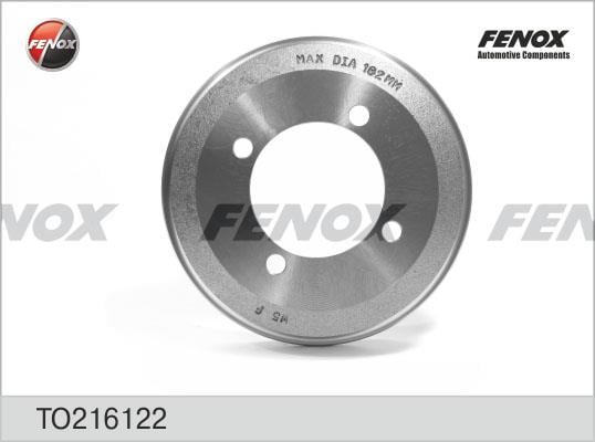 Fenox TO216122 Тормозной барабан задний TO216122: Отличная цена - Купить в Польше на 2407.PL!