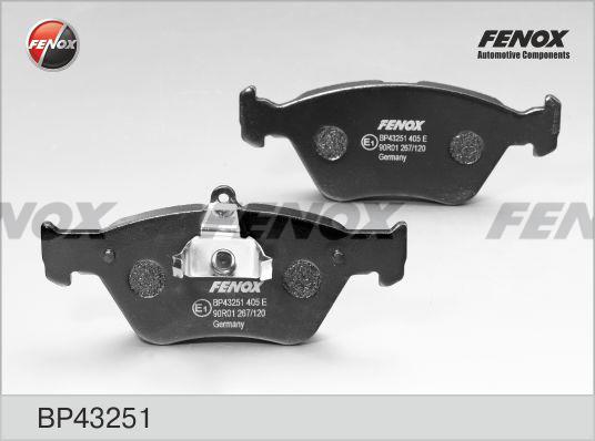 Fenox BP43251 Brake Pad Set, disc brake BP43251: Buy near me in Poland at 2407.PL - Good price!