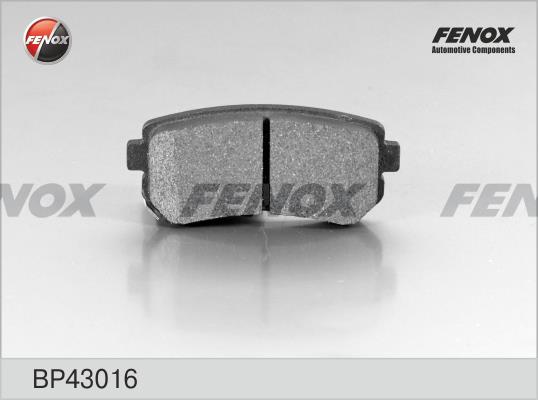 Fenox BP43016 Brake Pad Set, disc brake BP43016: Buy near me in Poland at 2407.PL - Good price!
