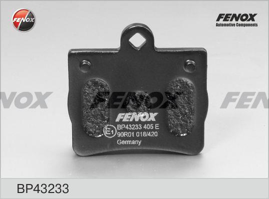 Fenox BP43233 Brake Pad Set, disc brake BP43233: Buy near me in Poland at 2407.PL - Good price!