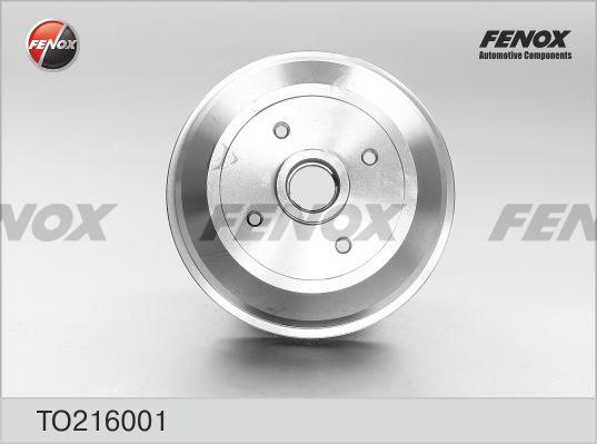 Fenox TO216001 Rear brake drum TO216001: Buy near me at 2407.PL in Poland at an Affordable price!