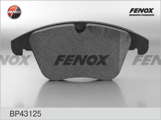 Fenox BP43125 Тормозные колодки дисковые, комплект BP43125: Отличная цена - Купить в Польше на 2407.PL!