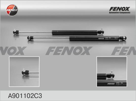 Fenox A901102C3 Gas Spring, boot-/cargo area A901102C3: Buy near me at 2407.PL in Poland at an Affordable price!