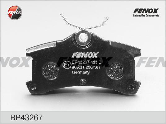 Fenox BP43267 Brake Pad Set, disc brake BP43267: Buy near me at 2407.PL in Poland at an Affordable price!