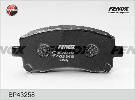 Fenox BP43258 Brake Pad Set, disc brake BP43258: Buy near me in Poland at 2407.PL - Good price!