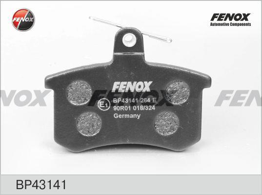 Fenox BP43141 Brake Pad Set, disc brake BP43141: Buy near me at 2407.PL in Poland at an Affordable price!