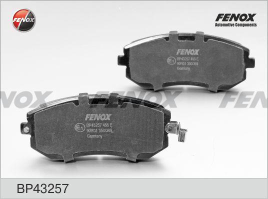 Fenox BP43257 Тормозные колодки дисковые, комплект BP43257: Отличная цена - Купить в Польше на 2407.PL!