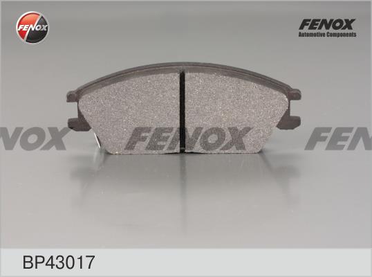 Fenox BP43017 Brake Pad Set, disc brake BP43017: Buy near me in Poland at 2407.PL - Good price!