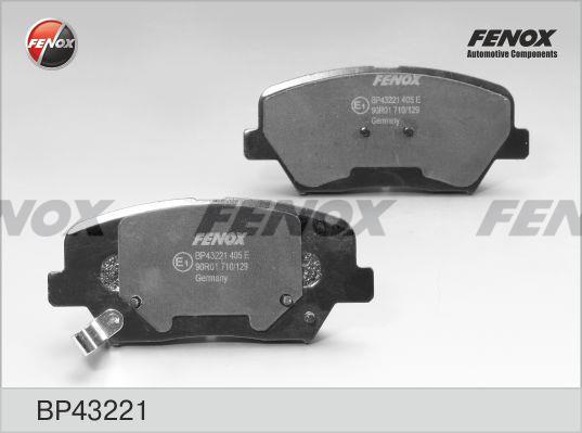 Fenox BP43221 Brake Pad Set, disc brake BP43221: Buy near me in Poland at 2407.PL - Good price!